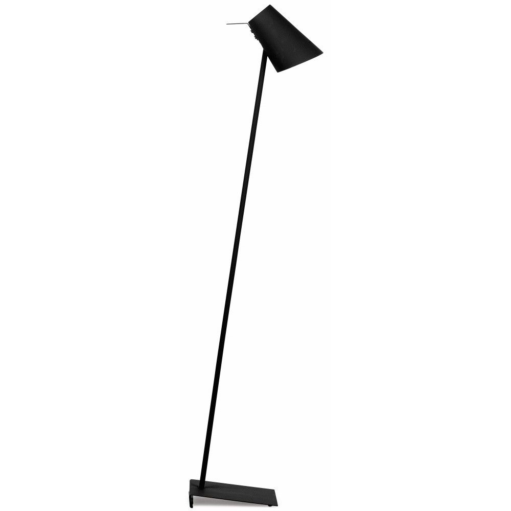 Černá stojací lampa s kovovým stínidlem (výška 140 cm) Cardiff – it\'s about RoMi - Bonami.cz
