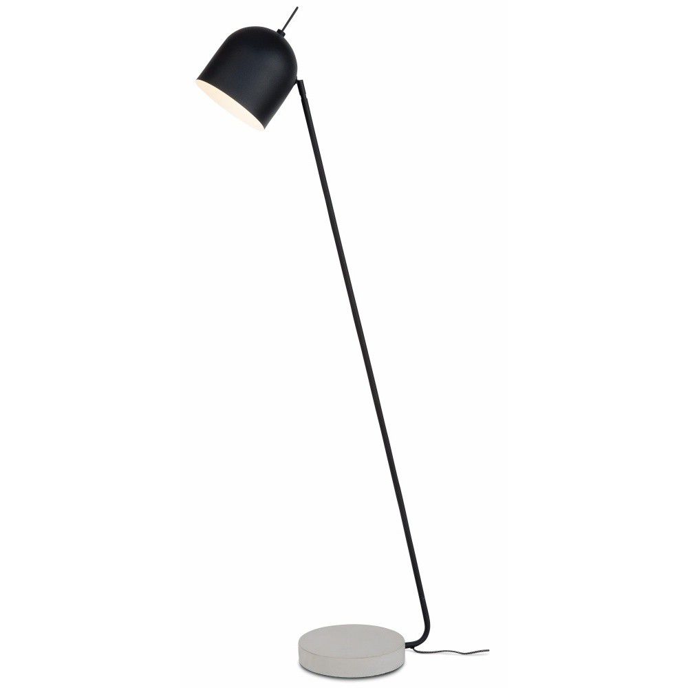 Černo-šedá stojací lampa s kovovým stínidlem (výška 147 cm) Madrid – it\'s about RoMi - Bonami.cz