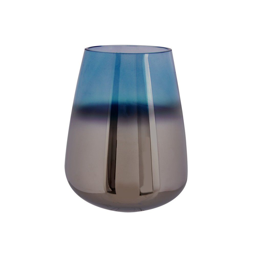 Modrá skleněná váza PT LIVING Oiled, výška 23 cm - Bonami.cz