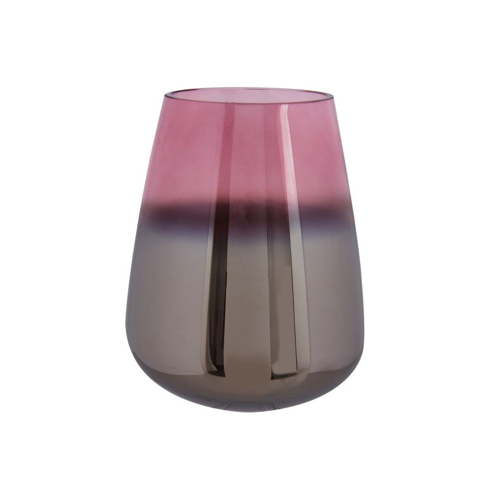 Růžová skleněná váza PT LIVING Oiled, výška 23 cm - Bonami.cz