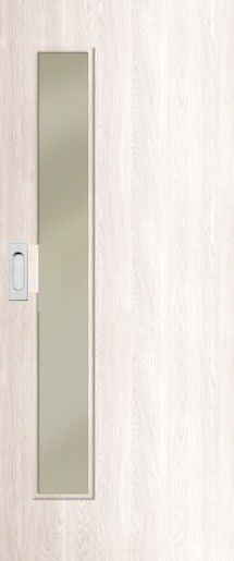 Interiérové dveře Naturel Deca posuvné 90 cm borovice bílá posuvné DECA10BB90PO - Siko - koupelny - kuchyně