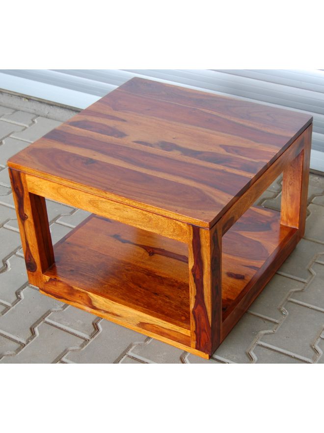 Konferenční stolek Tara 60x45x60 z indického masivu palisandr Only stain - Lakšmi - Indický Nábytek.cz