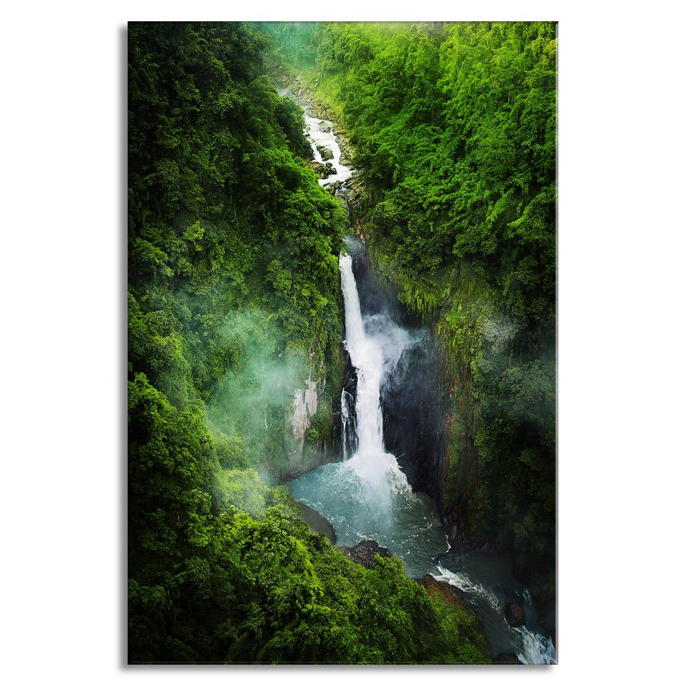 Obraz Styler Glasspik Views Waterfall, 70 x 100 cm - Bonami.cz