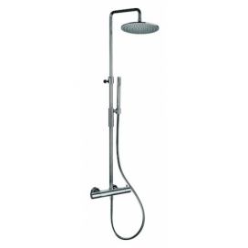 Siko - koupelny - kuchyně: Sprchový systém Paffoni Light s termostatickou baterií černý nikl ZCOL646KLIQNKN