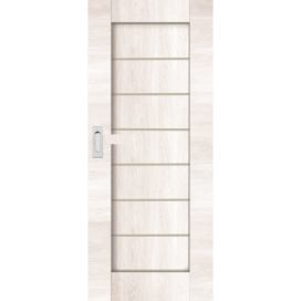 Interiérové dveře Naturel Perma posuvné 60 cm borovice bílá posuvné PERMABB60PO Siko - koupelny - kuchyně