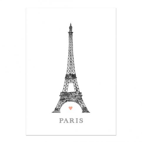 Plakát Leo La Douce Tour Eiffel, 21 x 29,7 cm - Bonami.cz