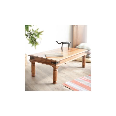 Konferenční stolek Colombo 118x60x40 z indického masivu palisandr, Only stain - Lakšmi - Indický Nábytek.cz