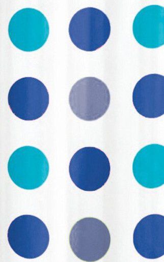 Aqualine vinyl modré puntíky ZV017 180 x 180 cm - Siko - koupelny - kuchyně