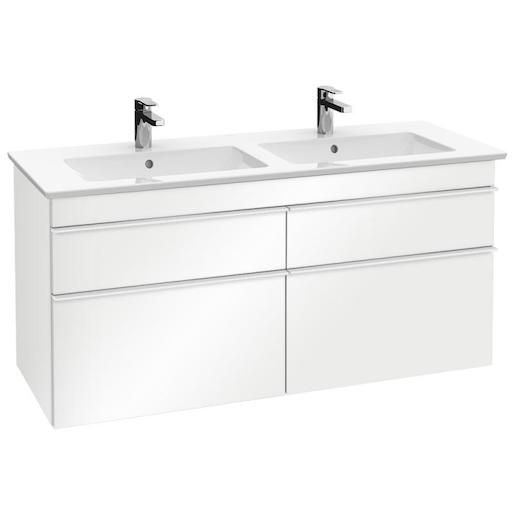 Koupelnová skříňka pod umyvadlo Villeroy & Boch Venticello 125,3x50,2x59 cm bílá mat A93002MS - Siko - koupelny - kuchyně