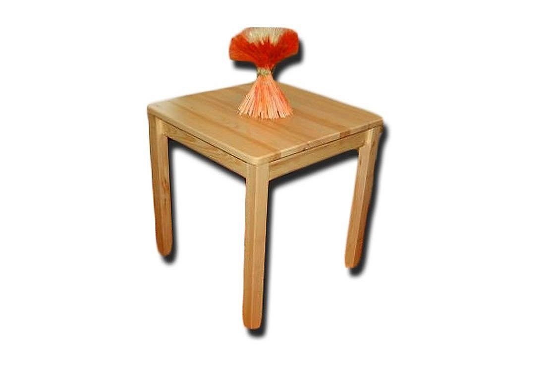 Dřevěný stůl WOOD, čtvercový, 60x60, borovice světlá - Expedo s.r.o.