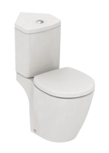 Ideal Standard WC kombi mísa, zadní odpad, bílá E118501 - Hezká koupelna s.r.o.