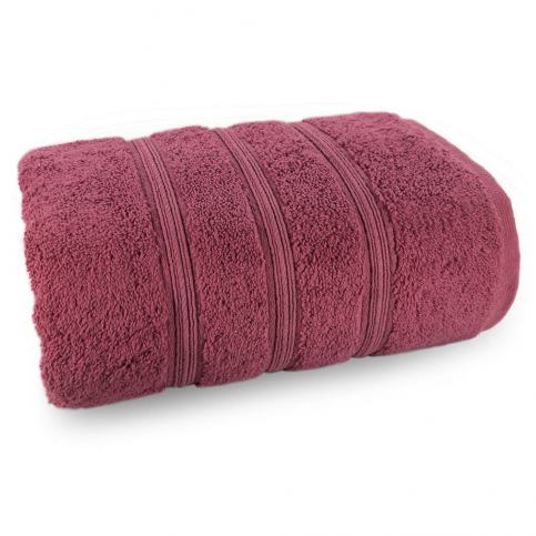 Bordó ručník ze 100% bavlny Marie Lou Majo, 90 x 50 cm - Bonami.cz