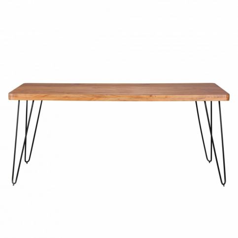 Jídelní stůl z masivního akáciového dřeva Skyport BAGLI, 180 x 80 cm - Bonami.cz