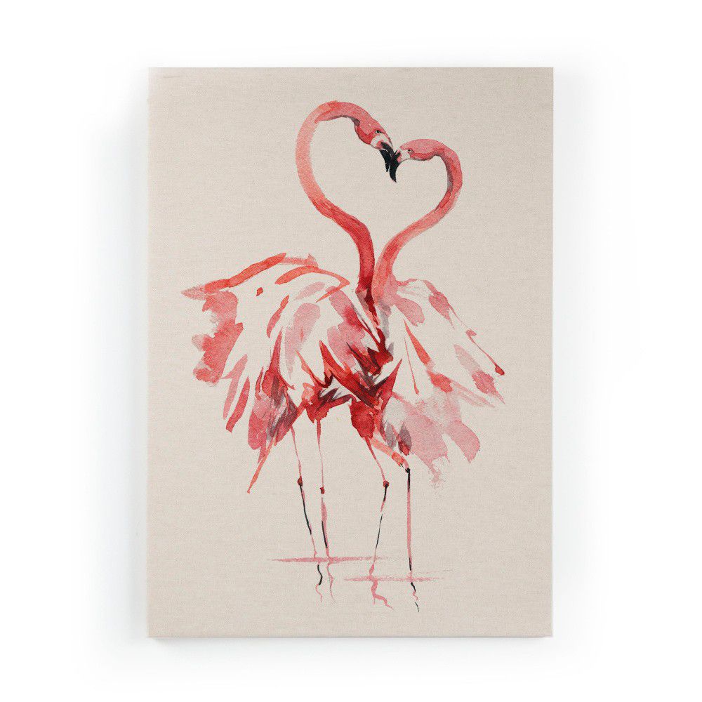 Obraz na plátně Surdic Flamingo, 40 x 60 cm - Bonami.cz