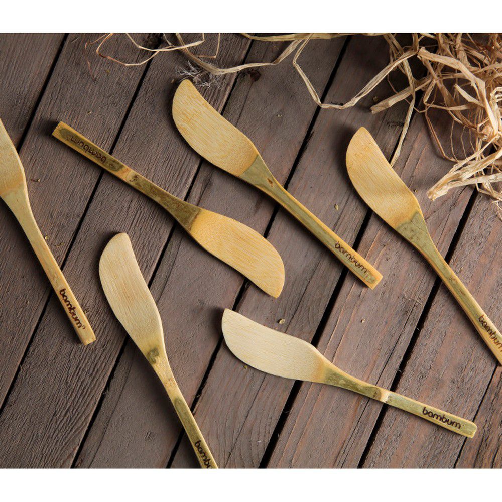 Sada 6 bambusových nožů na máslo Bambum Forre - Bonami.cz