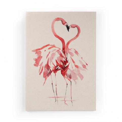 Obraz na plátně Surdic Flamingo, 40 x 60 cm Bonami.cz