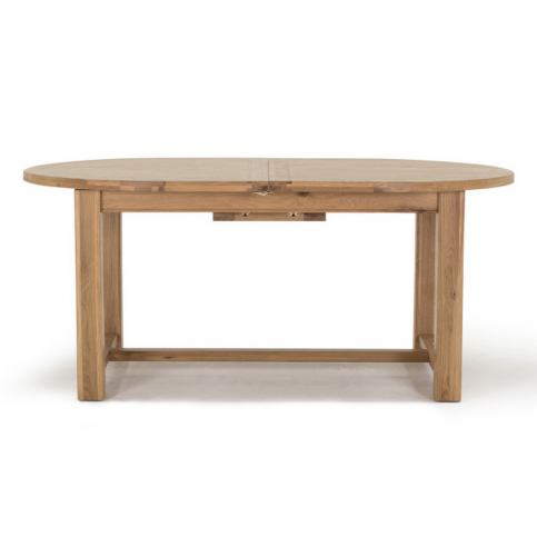 Rozkládací oválný jídelní stůl z dubového dřeva VIDA Living Breeze, délka 2,2 m - Bonami.cz