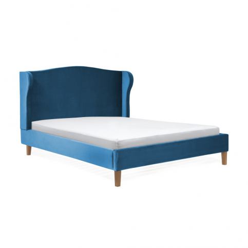 Tyrkysová postel z bukového dřeva Vivonita Windsor, 180 x 200 cm - Bonami.cz