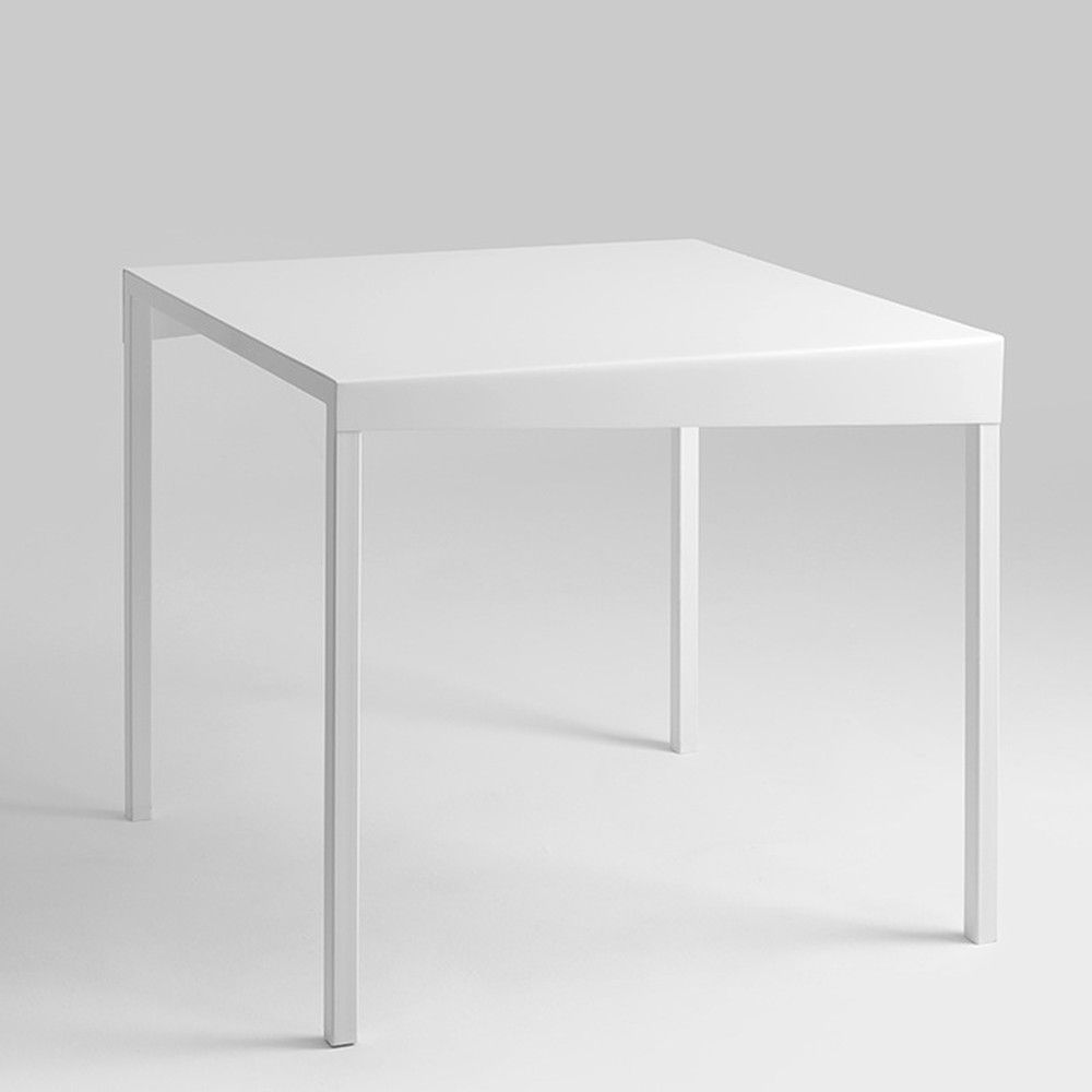 Bílý odkládací stolek Custom Form Obroos, 50 x 50 cm - Bonami.cz