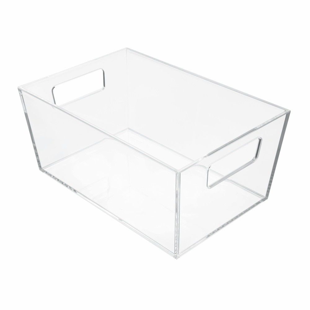 Úložný průhledný box iDesign Clarity, 22,8 x 15,2 cm - Bonami.cz