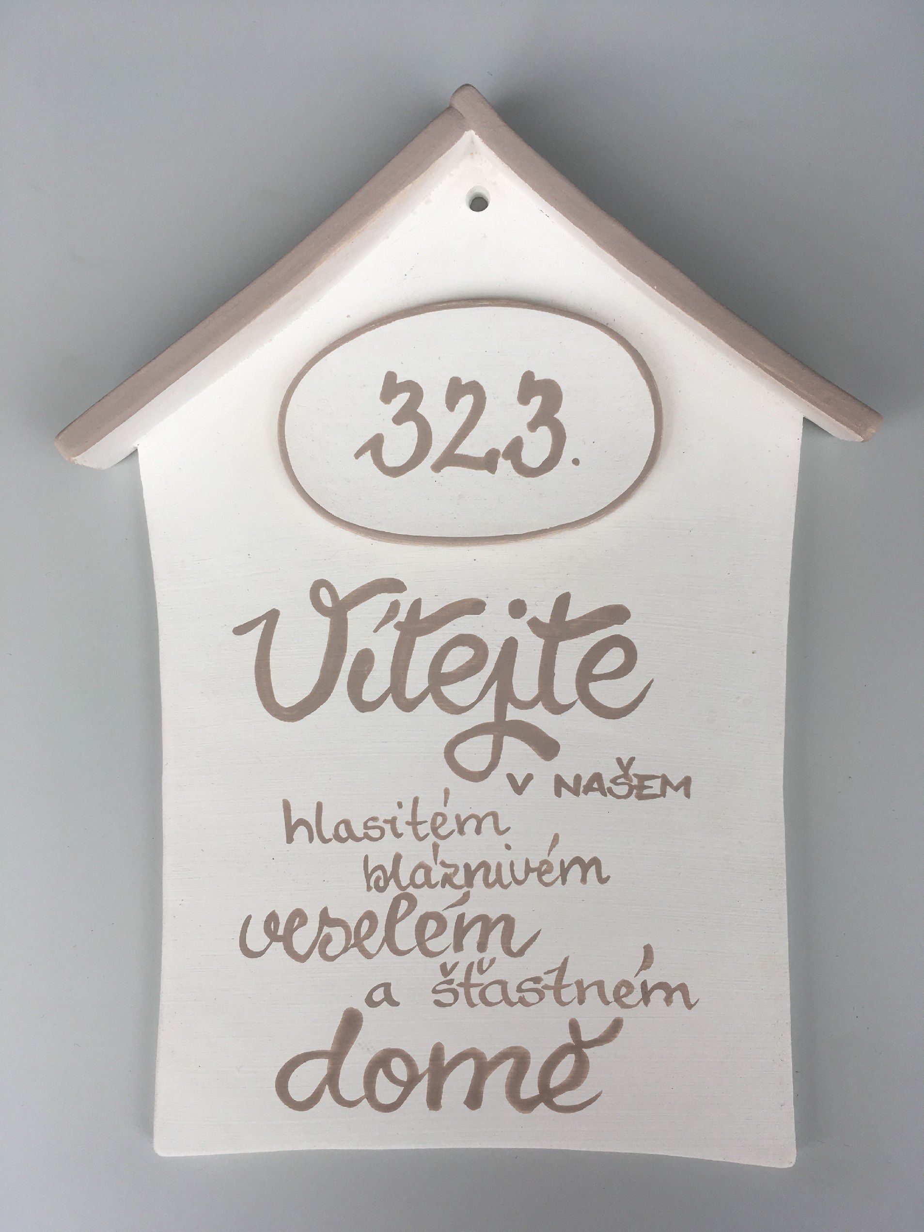 Domeček s domovním číslem Keramika Andreas - Keramika Andreas