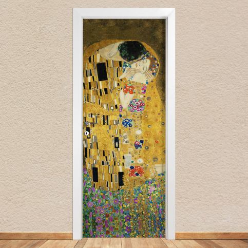 Samolepka na dveře LineArtistica Bacio Klimt, 80 x 215 cm - Bonami.cz