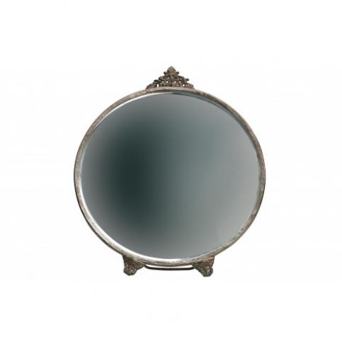 DEEEKHOORN Zrcadlo stojací kulaté POSH ,metal-antická mosaz - Alhambra | design studio