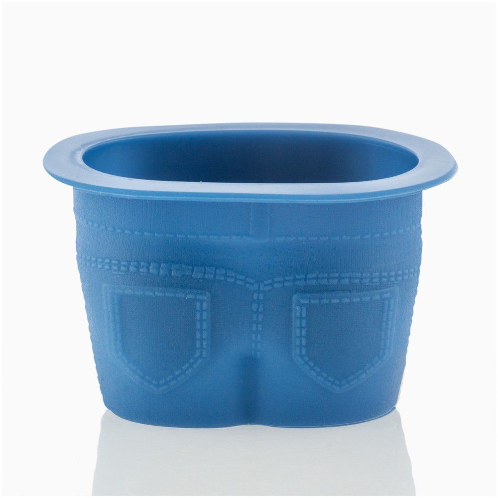 Sada 4 modrých silikonových formiček na muffiny ve tvaru kalhot InnovaGoods - Bonami.cz