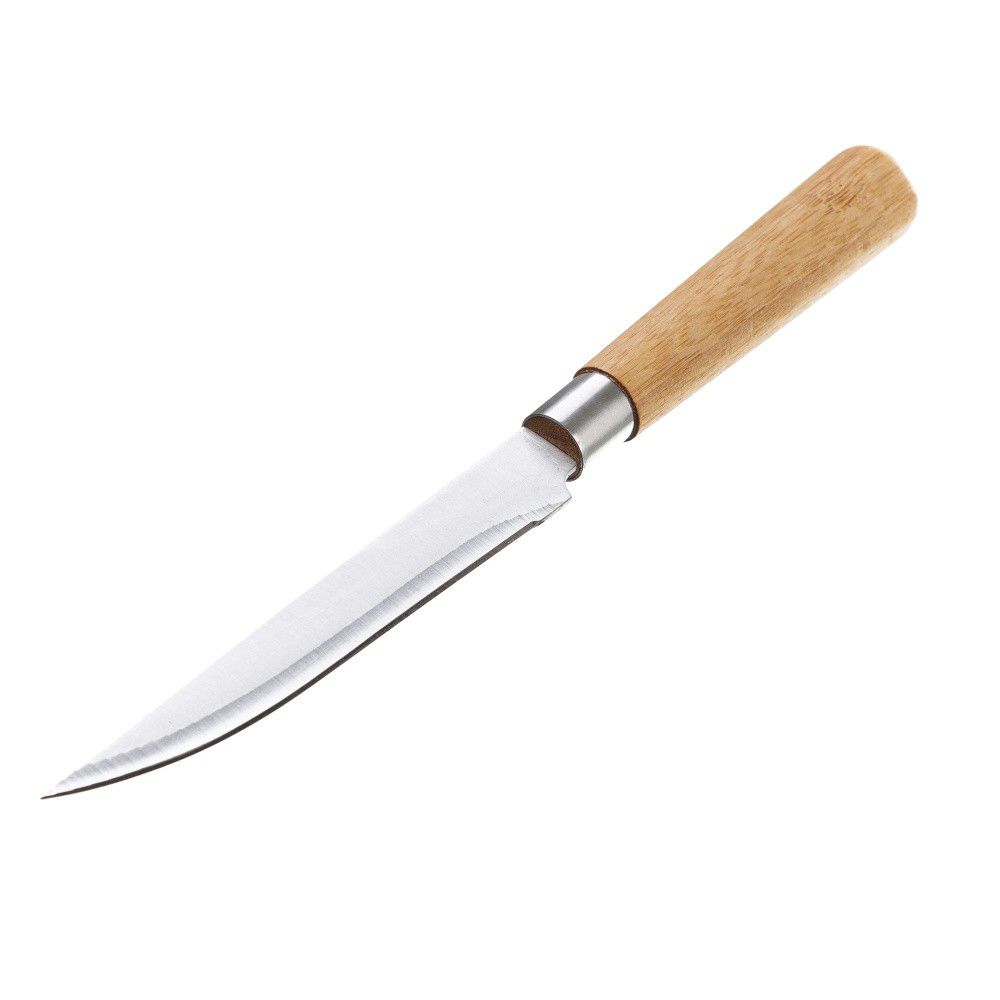 Sekací nůž Unimasa z nerezové oceli a bambusu Unisama, délka 24,5 cm - Bonami.cz