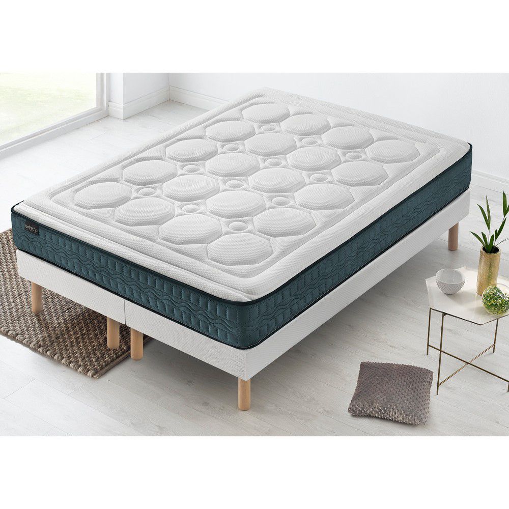 Dvoulůžková postel s matrací Bobochic Paris Tendresse, 100 x 200 cm + 100 x 200 cm - Bonami.cz