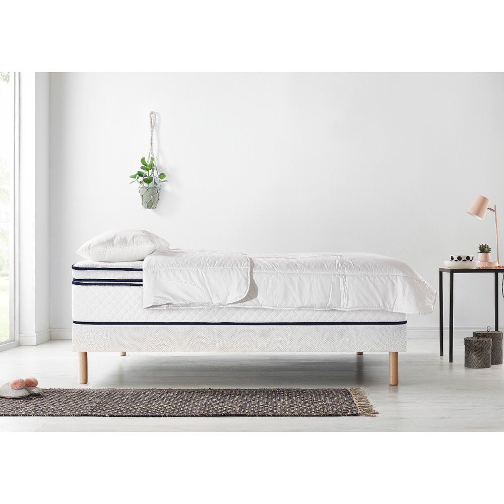 Set dvoulůžkové postele, matrace a peřiny Bobochic Paris Simeo, 100 x 200 cm + 100 x 200 cm - Bonami.cz