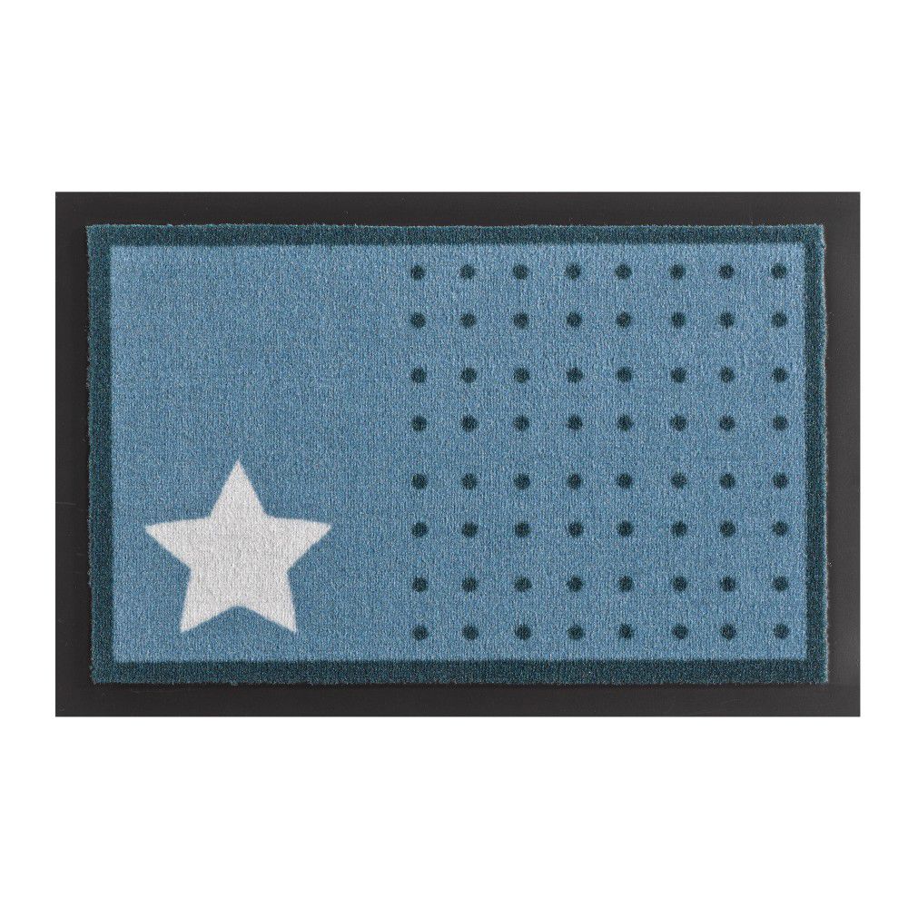 Rohožka Hanse Home Star and Dots Light Blue, 40 x 60 cm - Bonami.cz