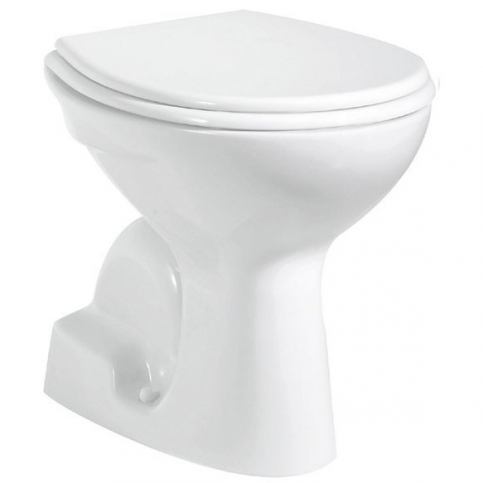 WC mísa samostatně stojící 36x54cm, otvor v keramice, spodní odpad, bílá TP340B - Favi.cz