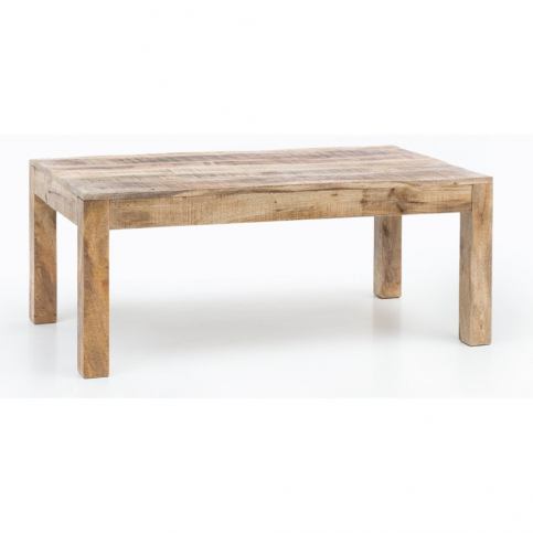 Konferenční stůl z masivního mangového dřeva Skyport RUSTICA, 110 x 60 cm - Bonami.cz