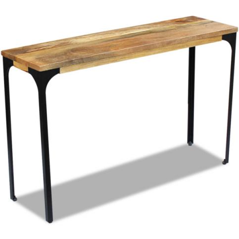 Konzolový stolek, masivní mangovníkové dřevo 120x35x76 cm - Favi.cz