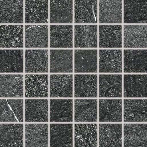 Mozaika Rako Quarzit černá 30x30 cm mat DDM06739.1 - Siko - koupelny - kuchyně