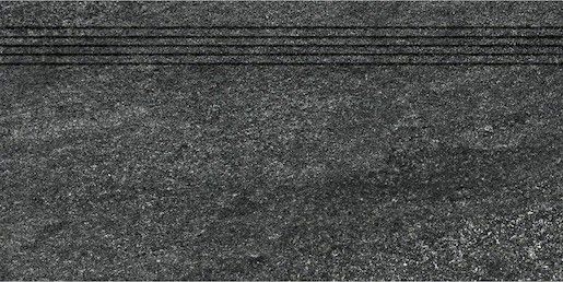 Schodovka Rako Quarzit černá 30x60 cm mat DCVSE739.1 - Siko - koupelny - kuchyně