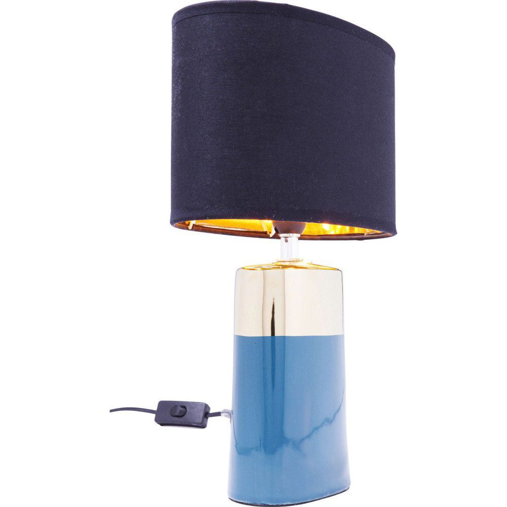 Modrá stolní lampa Kare Design Zelda, výška 32,5 cm - Bonami.cz