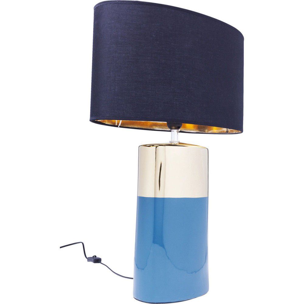 Modrá stolní lampa Kare Design Zelda, výška 63,5 cm - Bonami.cz