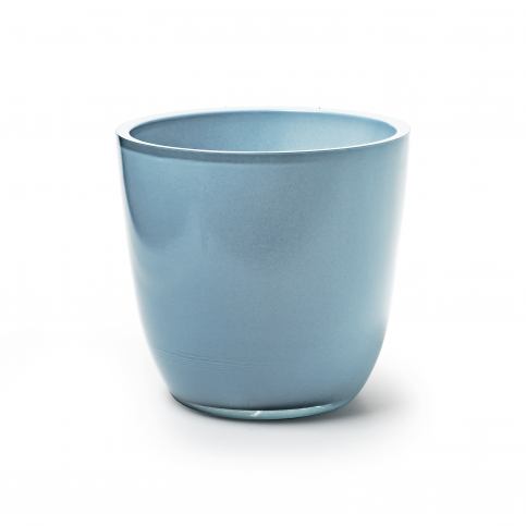 . Skleněný květináč Eco Blue, 13,5x13,5x12,5 cm - Alomi Design