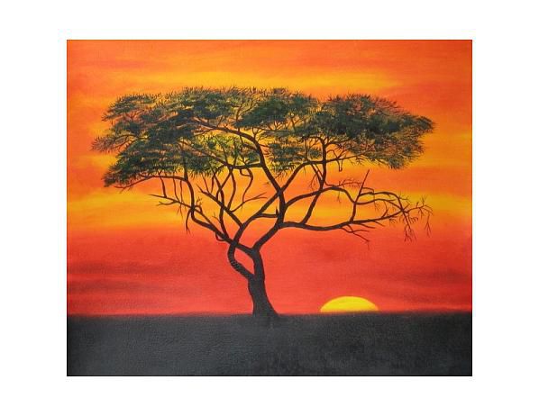 Obraz - Strom v západu slunce - FORLIVING