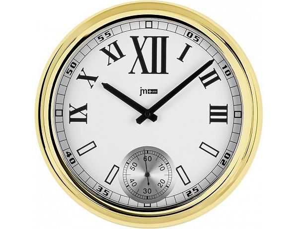 Designové nástěnné hodiny 14948G Lowell 31cm - FORLIVING