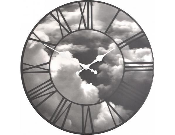 Designové nástěnné hodiny 3037 Nextime Clouds 39cm - FORLIVING