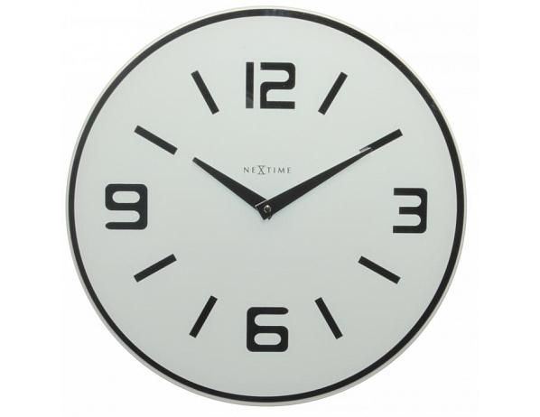 Designové nástěnné hodiny 8148wi Nextime Shuwan 43cm - FORLIVING