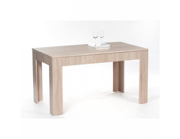 Jídelní stůl, rozkládací, dub sonoma, 140/180x80 cm, ADMIRAL - FORLIVING