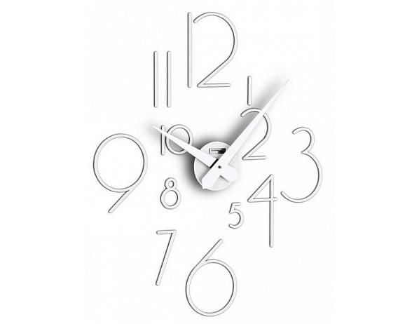 Designové nástěnné nalepovací hodiny I211BN white IncantesimoDesign 85cm - FORLIVING