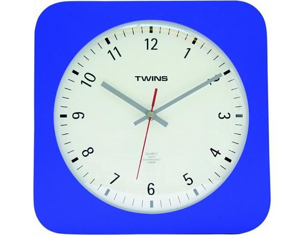Nástěnné hodiny Twins 5078 blue 30cm - FORLIVING