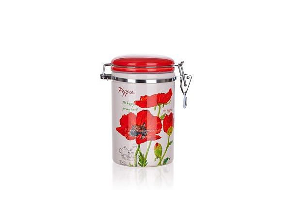 BANQUET Dóza 750ml Red Poppy - FORLIVING
