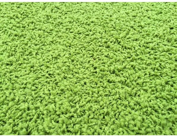 Kusový koberec Color Shaggy zelený - FORLIVING