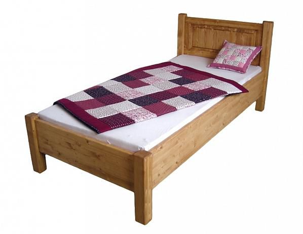Dřevěná postel Laura jednolůžková - FORLIVING